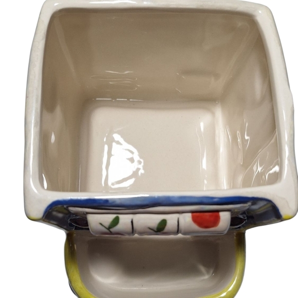 2004 Lefton 2 Piece Lidded Ceramic Candy Dispenser - Picture 7 of 8